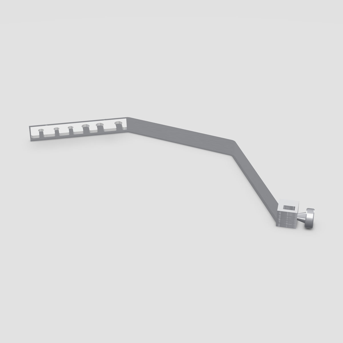 BAR-B Rib Retractor, Six-Position Comb, 25MM Bar - HiTeck Medical Instruments