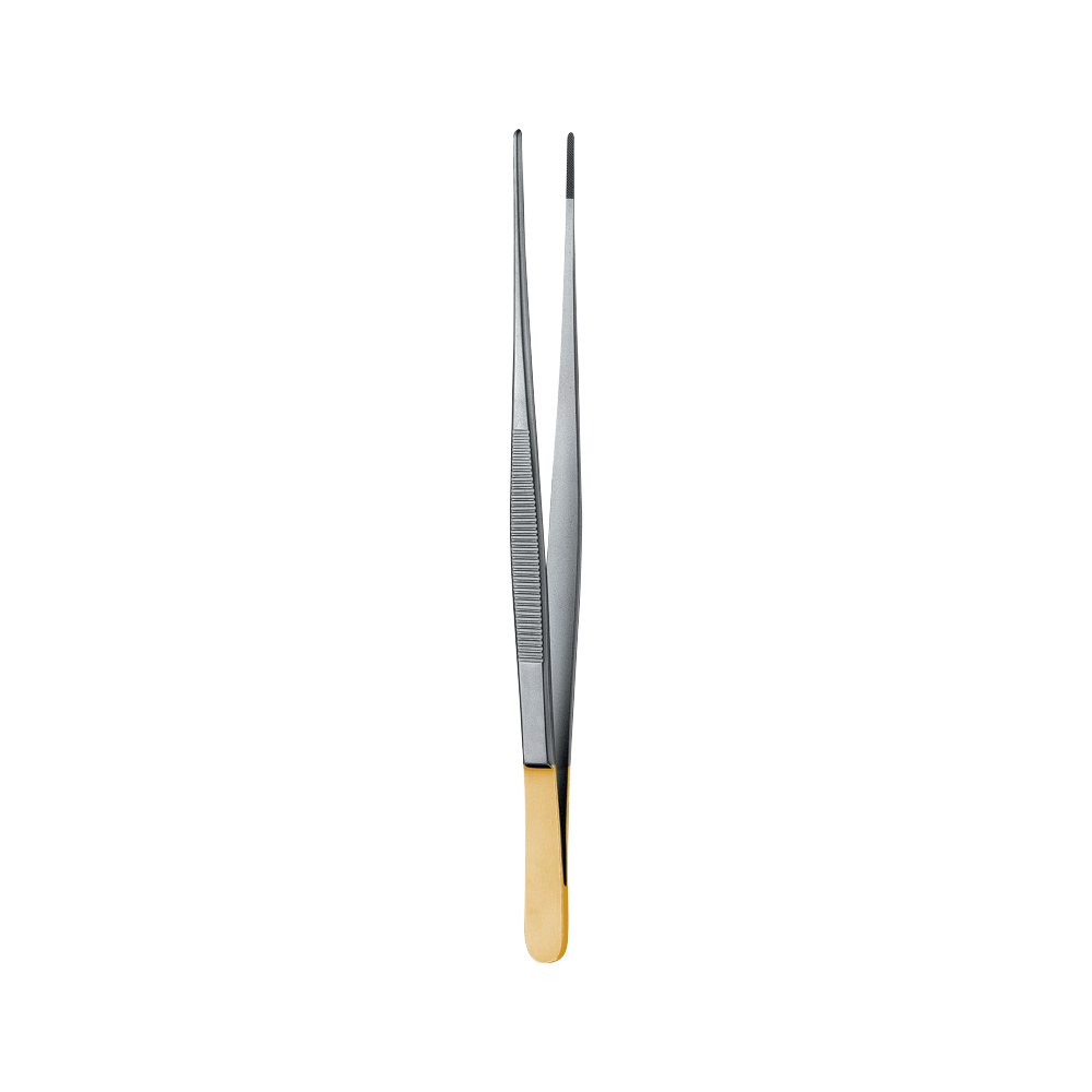 Potts Smith Dressing Forcep, Serrated, Tungsten Carbide, 18CM - HiTeck Medical Instruments
