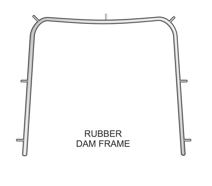 Adult, 6 inch/15CM Rubber Dam Frame