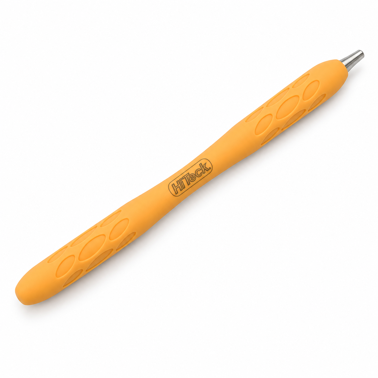 Cloud Mini Mirror Handle — Orange, silicone grip, cone socket