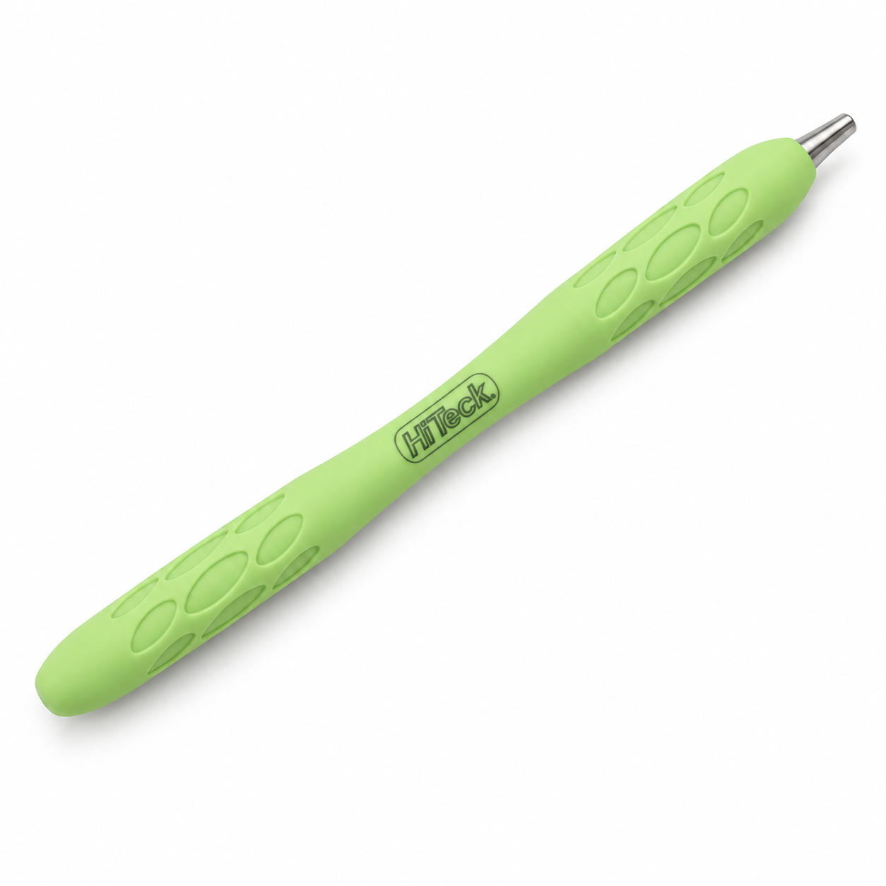 Cloud Mini Mirror Handle — Green, silicone grip, cone socket