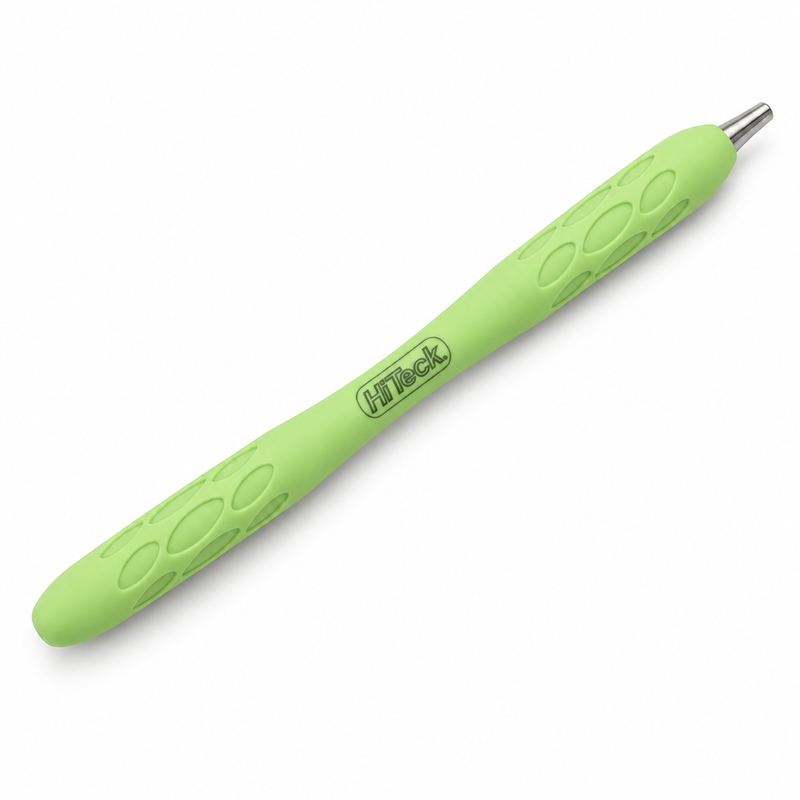 Cloud Mini Mirror Handle — Green, silicone grip, cone socket
