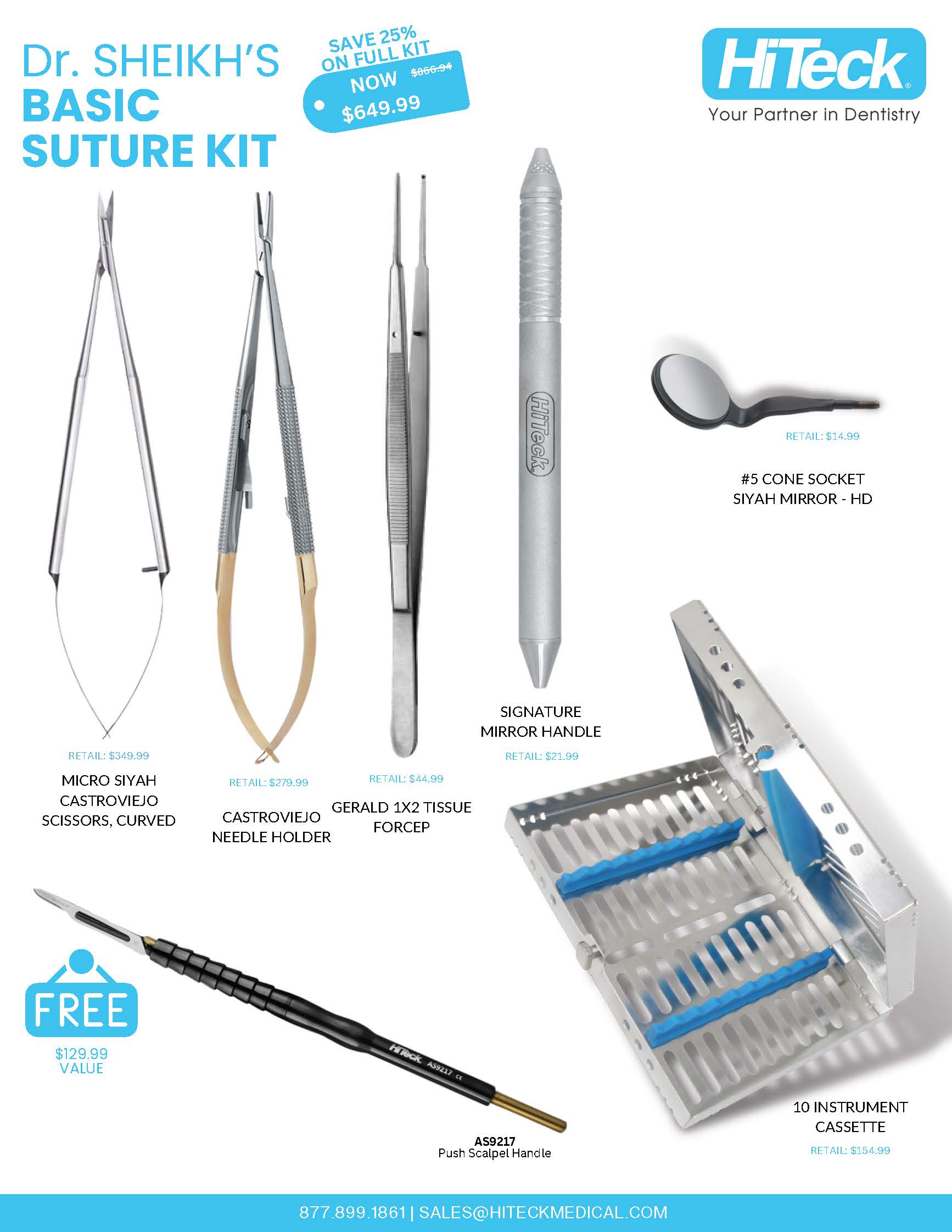 Dr. Sheikh's Basic Suture Kit – HiTeck Medical Instruments