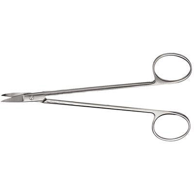 Quinby Gum Scissor, Curved, Beveled Short Blades, 12CM - HiTeck Medical Instruments