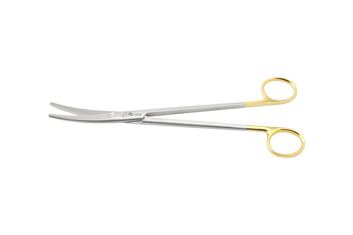 HiTeck Mayo Scissor, Curved, Beveled Blades, Tungsten Carbide, 23CM - HiTeck Medical Instruments
