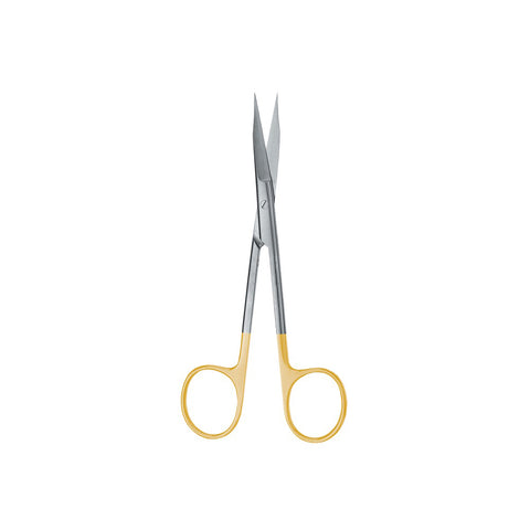 Goldman Fox Scissor, Straight, 1 Blade Serrated, Tungsten Carbide, 13CM - HiTeck Medical Instruments