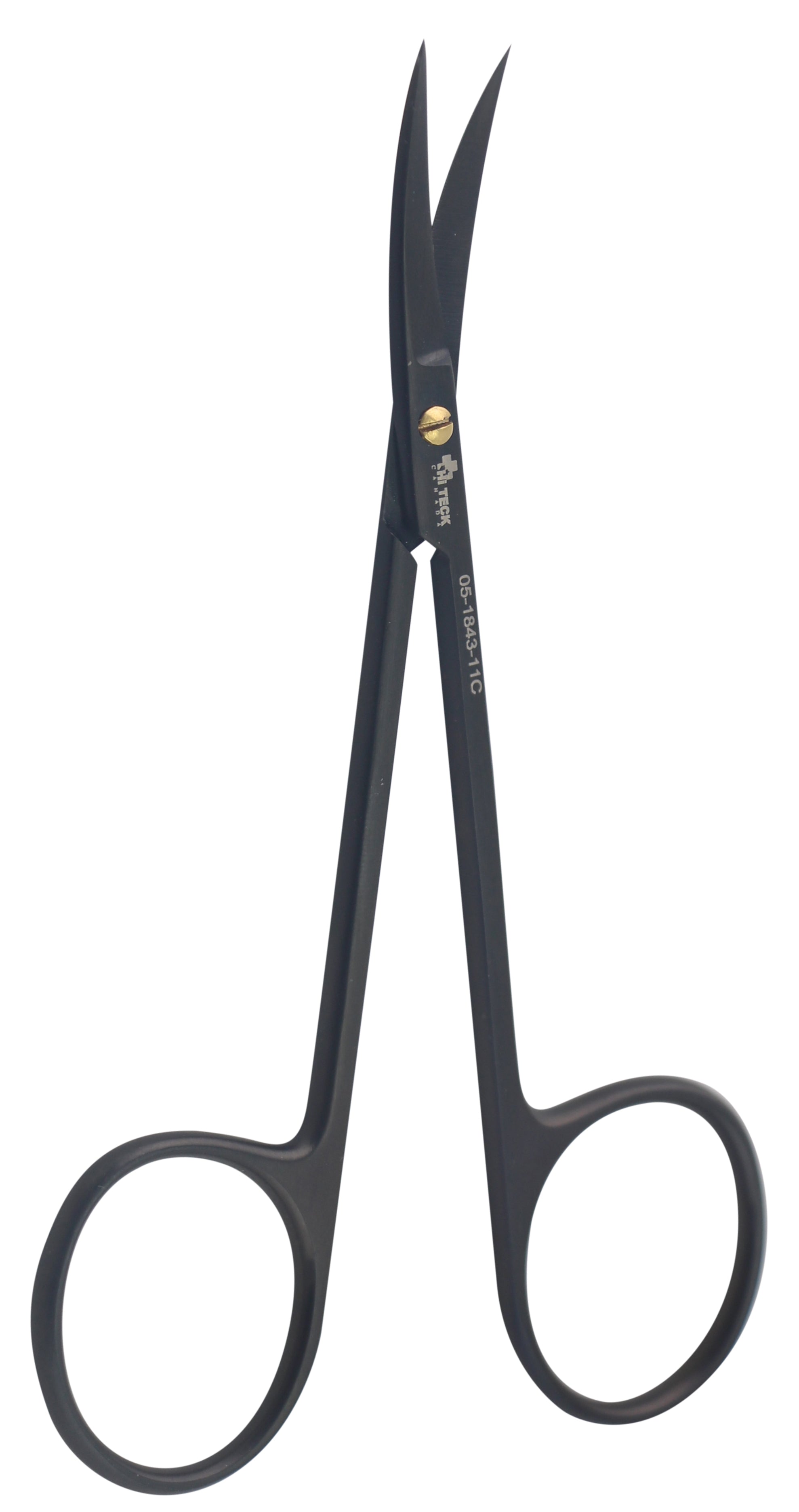 Iris Siyah Scissor, Curved, 11.5CM - HiTeck Medical Instruments