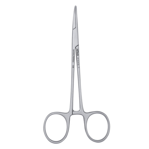 Halstead Mosquito Forcep, Curved, Serrated, 12CM - HiTeck Medical Instruments