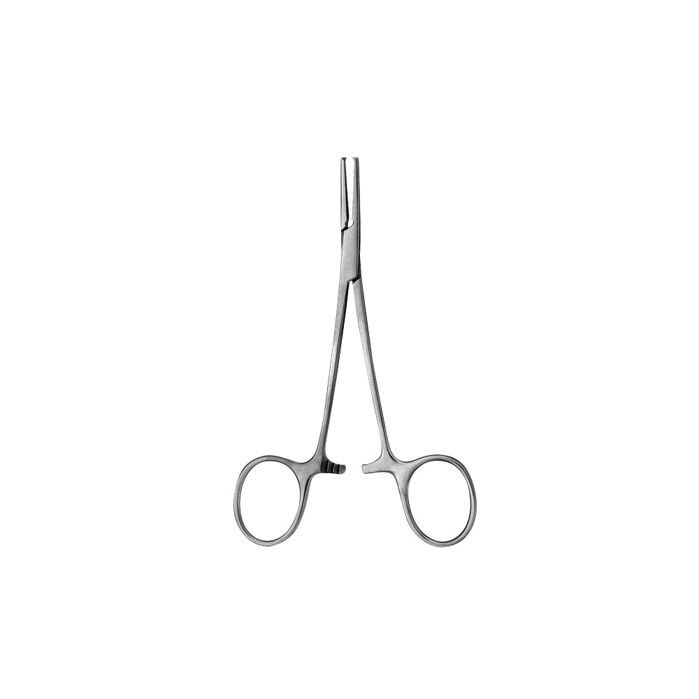 Halstead Mosquito Forcep, Straight, 1x2 Teeth, Serrated, 12CM - HiTeck Medical Instruments