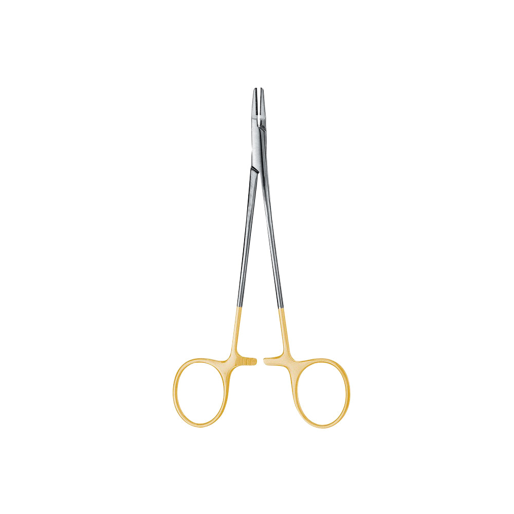 HMT Thin Jaw Needle Holder, 15CM, Tungsten Carbide (4-0,5-0,6-0) - HiTeck Medical Instruments