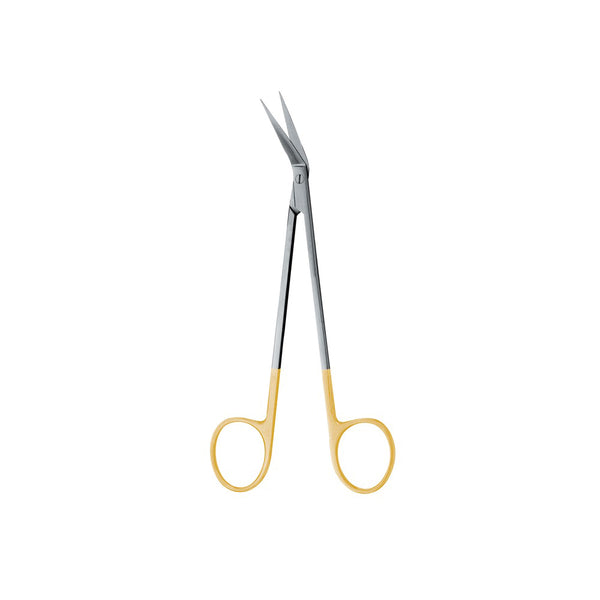 Locklin Scissor, Straight, 16.5CM, 1 Blade Serrated, Tungsten Carbide
