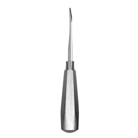 Luxating Elevator, Curved, Serrated, 4MM - HiTeck Medical Instruments