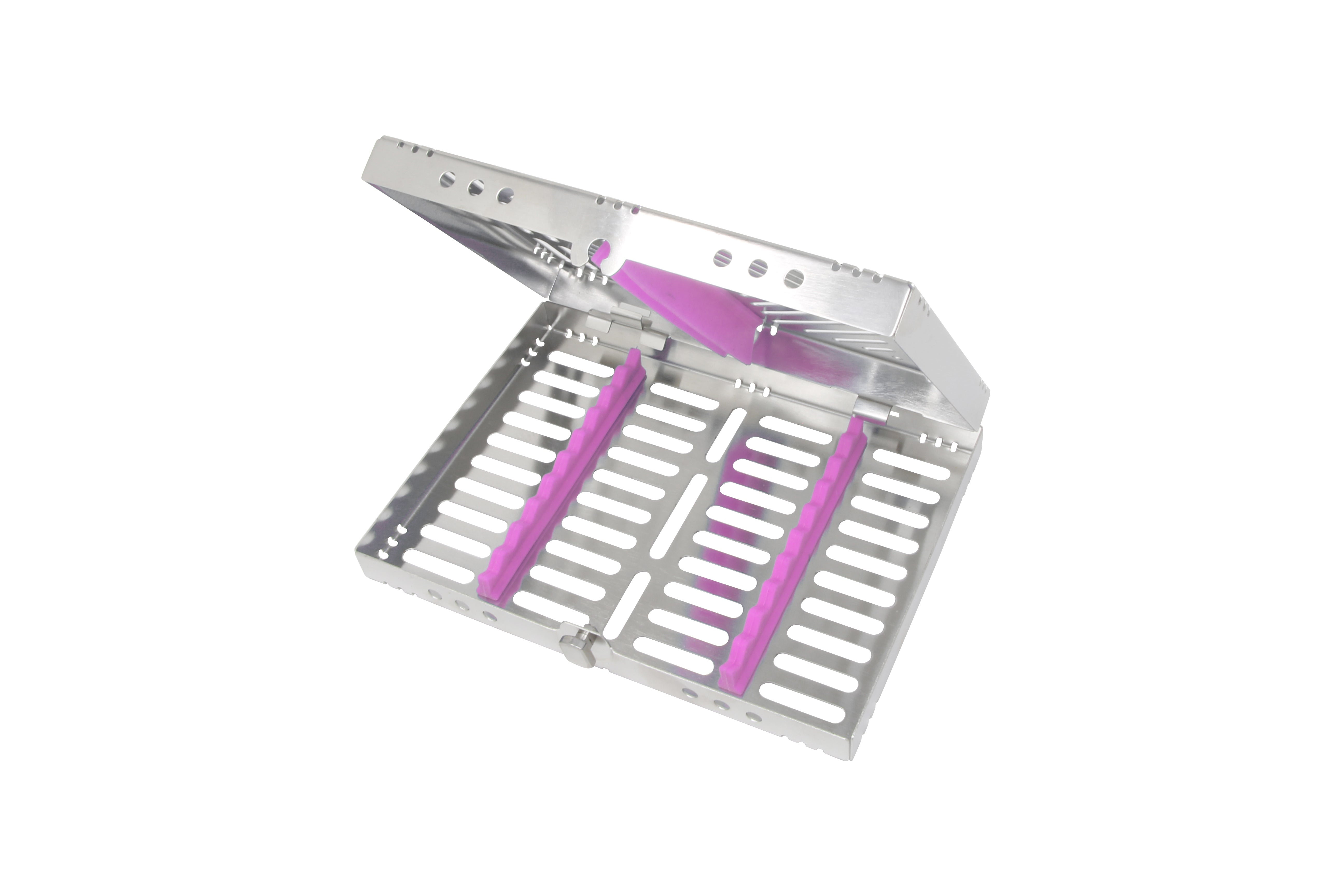 Sterilization Cassette for 10 Instruments - 200x145x32, Detachable - HiTeck Medical Instruments