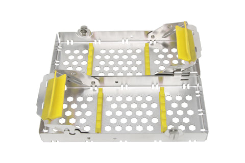 Sterilization Cassette for 10 Instruments, Double Decker - 200x82x40, Detachable - HiTeck Medical Instruments