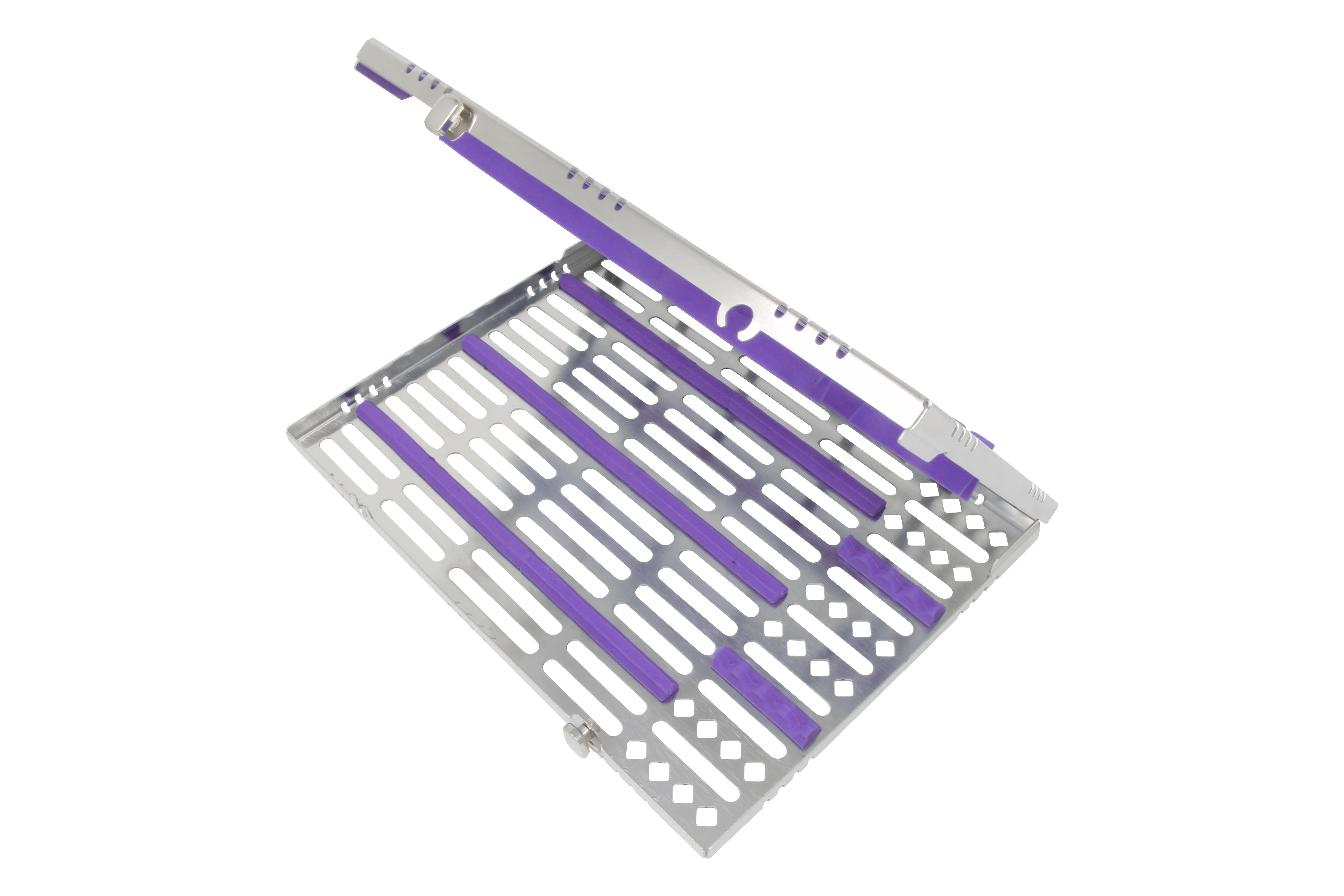 Sterilization Cassette for 7 Pliers/Cutters & 3 Instruments, Detachable - 203X280X20MM - HiTeck Medical Instruments