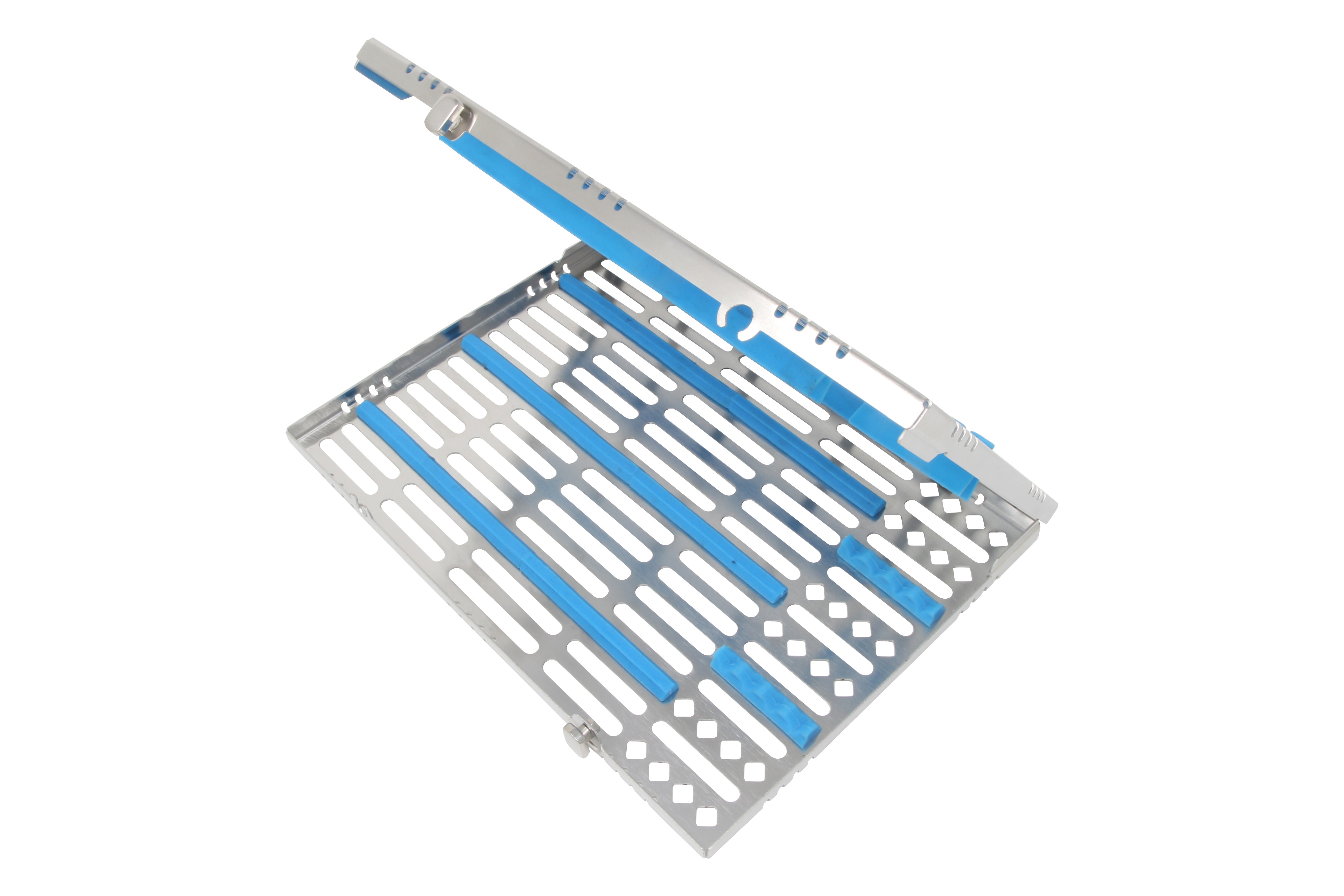 Sterilization Cassette for 7 Pliers/Cutters & 3 Instruments, Detachable - 203X280X20MM - HiTeck Medical Instruments